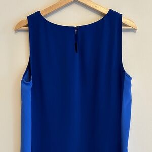 Blue color block dress Size 6 Nine West
